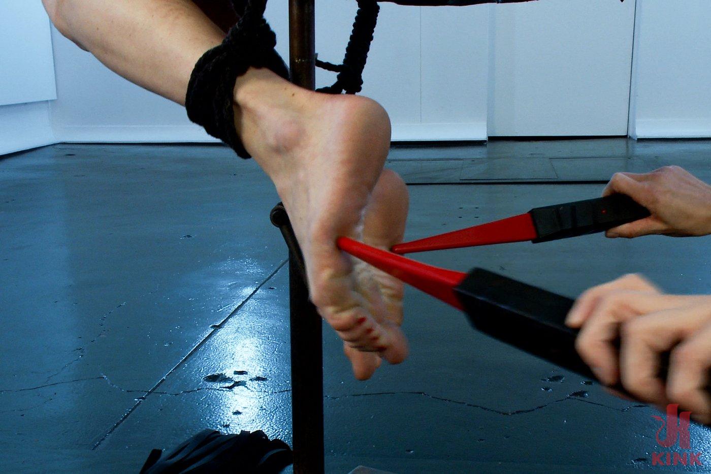 Photo number 9 from Audrey Hollander- anal queen and Electroslut extraordinair in her final explosive challenge shot for Electrosluts on Kink.com. Featuring Gia DiMarco and Audrey Hollander in hardcore BDSM & Fetish porn.