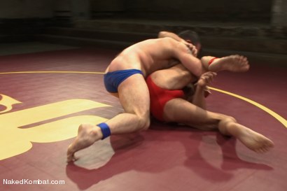 Photo number 1 from Chad "Bulldog" Brock vs Morgan "The Attack" Black  Morgan's Chance at Redemption shot for Naked Kombat on Kink.com. Featuring Chad Brock and Morgan Black in hardcore BDSM & Fetish porn.