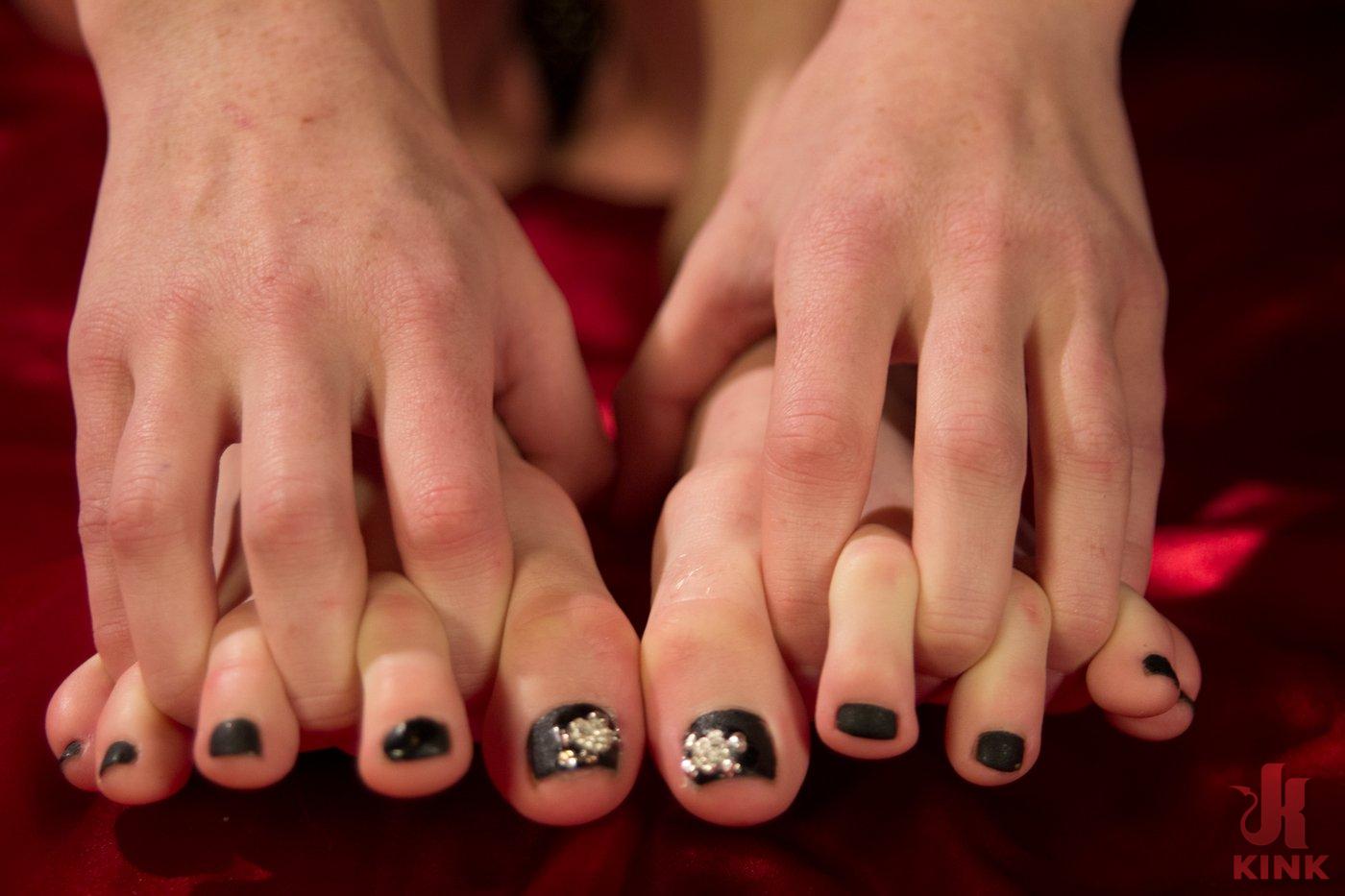 Photo number 9 from An Uninhibited Lesbian Foot Fetish Fantasy shot for Foot Worship on Kink.com. Featuring Natalia Starr and Elle Alexandra in hardcore BDSM & Fetish porn.