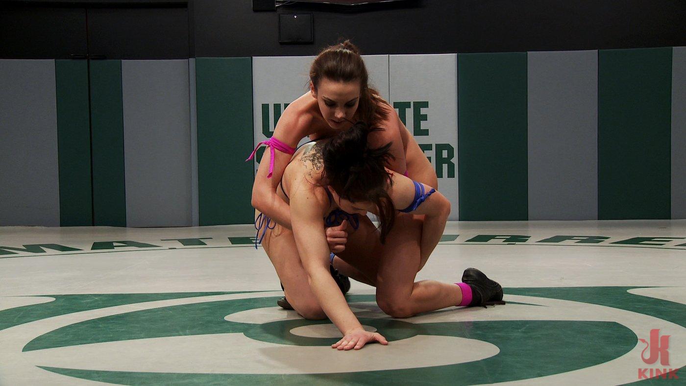 Photo number 2 from The Wrangler takes on Turbo with a lot at stake for both wrestlers shot for Ultimate Surrender on Kink.com. Featuring Cheyenne Jewel and Tiffany Tyler in hardcore BDSM & Fetish porn.