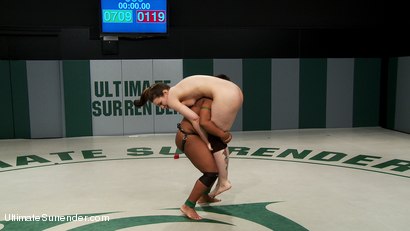 Photo number 12 from Adrenaline Pumping Welther Weight Battle for the tournament #5 spot shot for Ultimate Surrender on Kink.com. Featuring Elizabeth Thorn and Yasmine Loven in hardcore BDSM & Fetish porn.