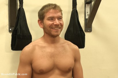 Photo number 14 from Loudmouth muscle-head gets taken down and gang fucked at a boxing gym shot for Bound in Public on Kink.com. Featuring Alex Adams, Morgan Black and Dayton O'Connor in hardcore BDSM & Fetish porn.