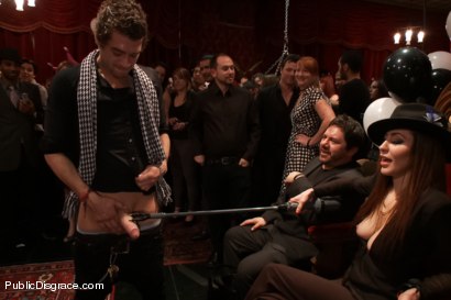 Photo number 0 from Happy Birthday Princess Donna!! BOW TO THE CATTLE PROD!!! (Part One) shot for Public Disgrace on Kink.com. Featuring Syren de Mer, Xander Corvus, Simone Sonay, Maitresse Madeline Marlowe and Princess Donna Dolore in hardcore BDSM & Fetish porn.