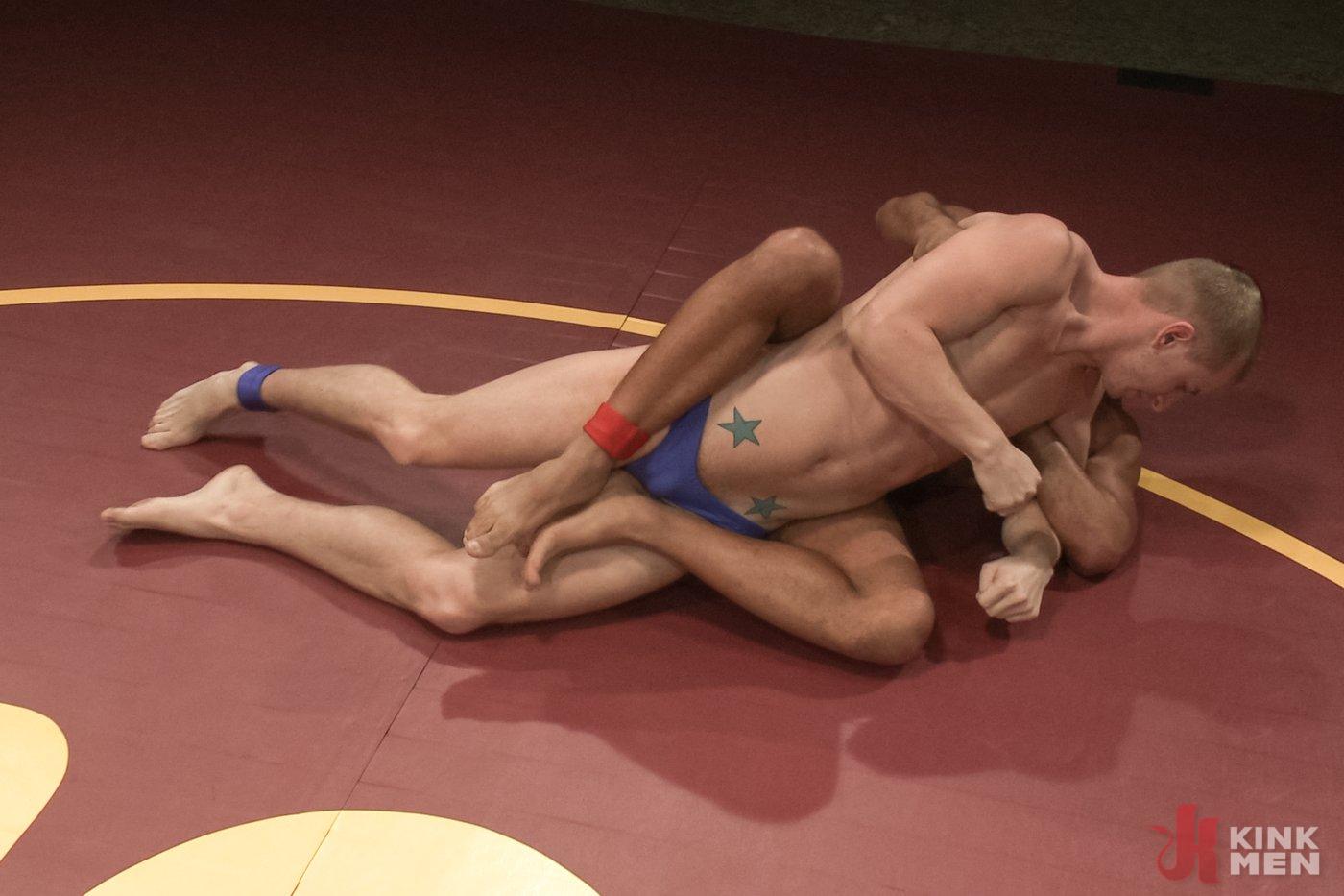 Photo number 1 from Damian "The Decimator" Taylor vs Randall "The Rock" O'Reilly shot for Naked Kombat on Kink.com. Featuring Randall O'Reilly and Damian Taylor in hardcore BDSM & Fetish porn.