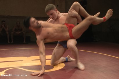 Photo number 1 from Doug "The Destroyer" Acre vs Dominic "The Dominator" Pacifico shot for Naked Kombat on Kink.com. Featuring Doug Acre and Dominic Pacifico in hardcore BDSM & Fetish porn.