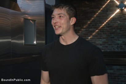 Photo number 14 from Nasty Bartender Humiliated and Gang Fucked by Angry Crowd shot for Bound in Public on Kink.com. Featuring Hayden Richards, Rob Yaeger and Will Parks in hardcore BDSM & Fetish porn.
