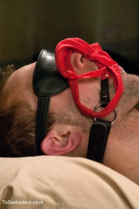 Photo number 2 from ONE OF THE HOTTEST, MOST ORGASM DENIAL & HUGE POP SHOTS SCENES EVER! shot for Kink Trans on Kink.com. Featuring Venus Lux and Blake in hardcore BDSM & Fetish porn.