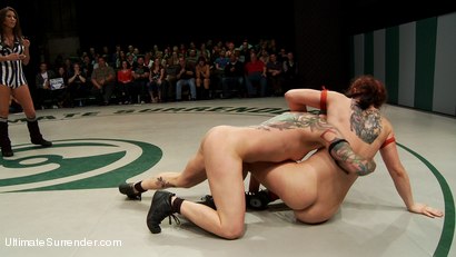 Photo number 8 from Round 3. Nightmare vs. Dragon installment #3 shot for Ultimate Surrender on Kink.com. Featuring Cheyenne Jewel, Dee Williams, Audrey Rose, Syd Blakovich and Penny Barber in hardcore BDSM & Fetish porn.