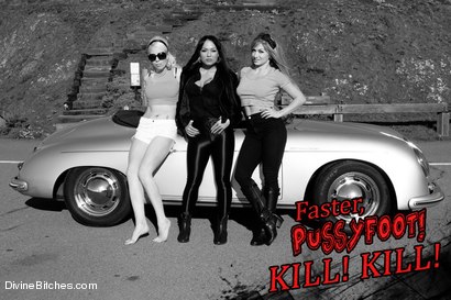 Photo number 14 from ******BONUS******* FULL FOOT WORSHIP FEATURE! Faster Pussyfoot Kill! Kill! shot for Divine Bitches on Kink.com. Featuring Lorelei Lee, Missy Minks, Lea Lexis, Mahina Zaltana and Lance Hart in hardcore BDSM & Fetish porn.