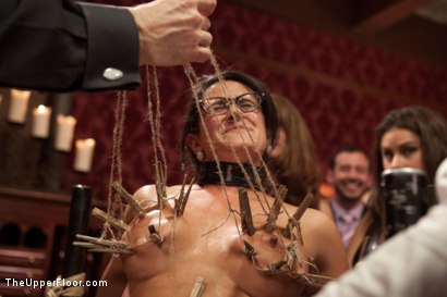 Photo number 3 from Anal Slave Barks to Come while House Slave Earns Her Leathers shot for The Upper Floor on Kink.com. Featuring Penny Barber, Danny Wylde, Pink and Claire Robbins in hardcore BDSM & Fetish porn.