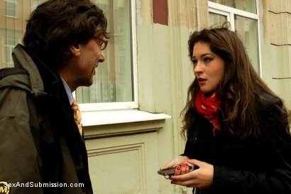 Photo number 1 from Helpless in Russia: Rough Sex Fantasy Role Play shot for Sex And Submission on Kink.com. Featuring Savannah Secret, Steve Holmes and Omar Galanti in hardcore BDSM & Fetish porn.