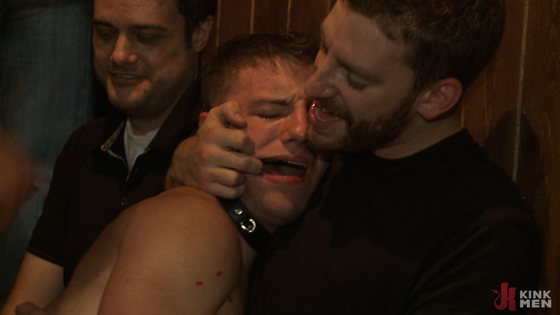 Photo number 6 from Wax and Gang Bang a Muscled Stud with a Fat Cock shot for Bound in Public on Kink.com. Featuring Christian Wilde and Doug Acre in hardcore BDSM & Fetish porn.