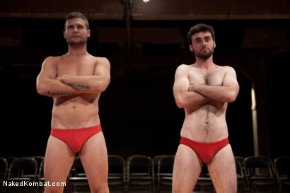 Photo number 0 from Hayden Richards Rowen Jackson vs Jessie Colter Doug Acre - Live Match shot for Naked Kombat on Kink.com. Featuring Hayden Richards, Doug Acre, Jessie Colter and Rowen Jackson in hardcore BDSM & Fetish porn.
