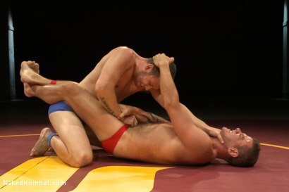 Photo number 1 from Hayden "The Swank" Richards vs Jace "The Juggernaut" Chambers shot for Naked Kombat on Kink.com. Featuring Hayden Richards and Jace Chambers in hardcore BDSM & Fetish porn.