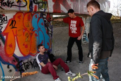 Photo number 0 from Adam and Jace Bait Aiden Jason shot for undefined on Kink.com. Featuring Adam Watson, Jace Tyler and Aiden Jason in hardcore BDSM & Fetish porn.