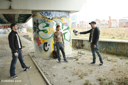 Photo number 12 from Adam and Jace Bait Jacob Daniels shot for undefined on Kink.com. Featuring Adam Watson, Jace Tyler and Jacob Daniels in hardcore BDSM & Fetish porn.