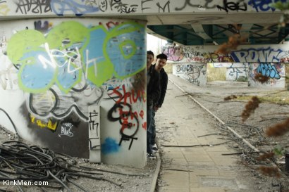 Photo number 8 from Adam and Jace Bait Jacob Daniels shot for undefined on Kink.com. Featuring Adam Watson, Jace Tyler and Jacob Daniels in hardcore BDSM & Fetish porn.