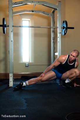 Photo number 1 from Hot and Nasty Gym Shower Blowjob leads to Fucking Her cock! shot for Kink Trans on Kink.com. Featuring Jaquelin Braxton and Beau Warner in hardcore BDSM & Fetish porn.