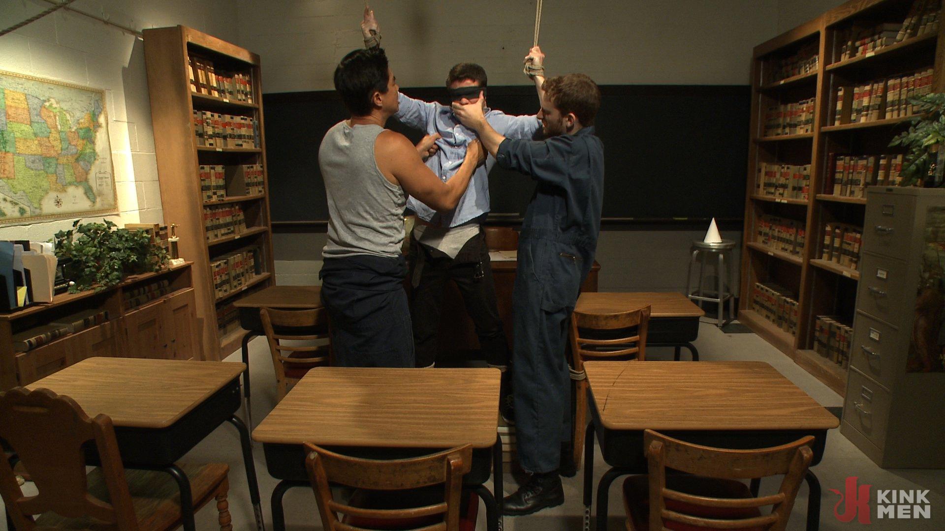 Photo number 0 from Hot student taken down and edged in the classroom shot for Men On Edge on Kink.com. Featuring Tyler Sweet in hardcore BDSM & Fetish porn.