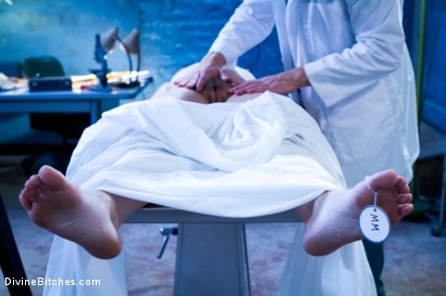 Photo number 2 from Milking the Undertaker: A Divine Bitches Halloween Special!!! shot for Divine Bitches on Kink.com. Featuring Maitresse Madeline Marlowe and Alex Adams in hardcore BDSM & Fetish porn.