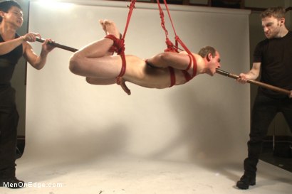 Photo number 9 from Straight stud bound, edged and milked multiple loads shot for Men On Edge on Kink.com. Featuring Jonah Marx in hardcore BDSM & Fetish porn.