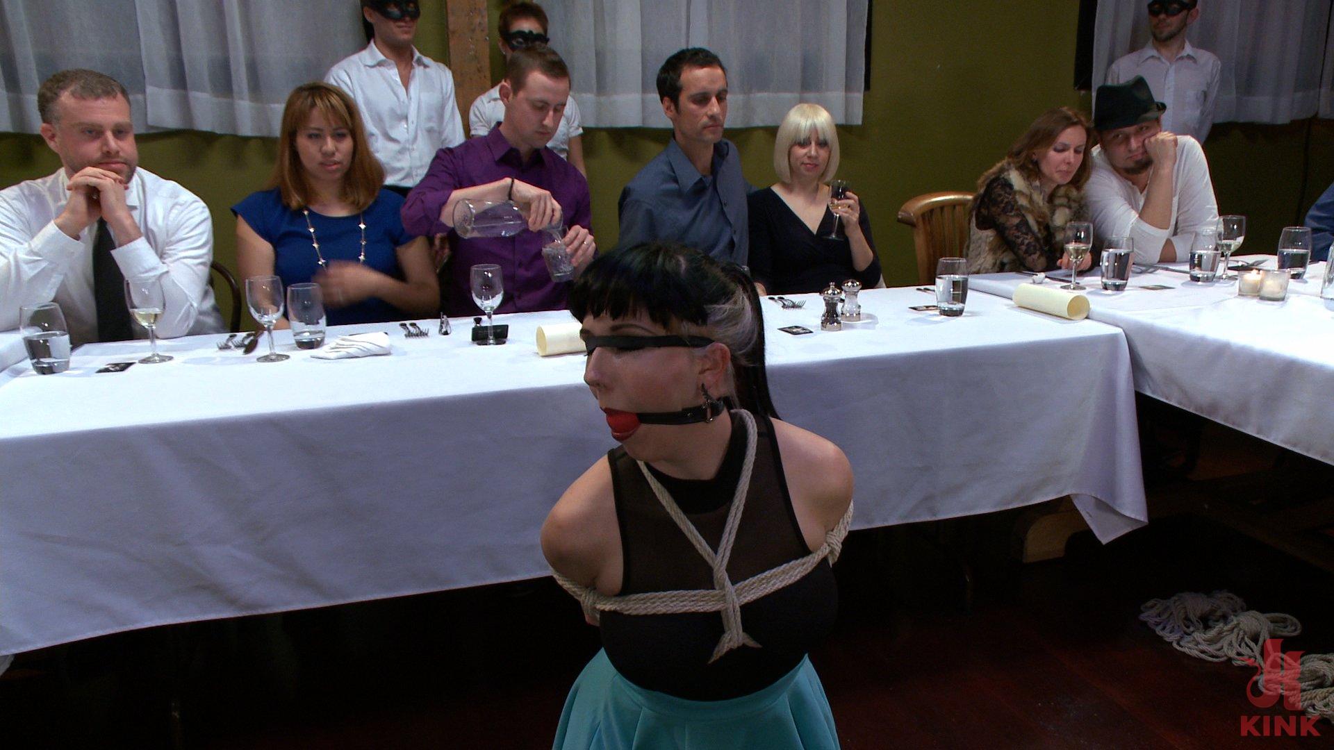 Photo number 0 from Nerine Mechanique served up and fucked at a dinner soiree! shot for Public Disgrace on Kink.com. Featuring Nerine Mechanique and Bill Bailey in hardcore BDSM & Fetish porn.