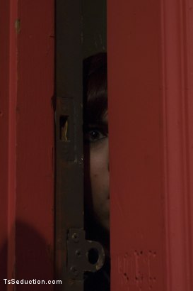 Photo number 1 from Jerking Off in your Room - Are you sure no one is watching? shot for Kink Trans on Kink.com. Featuring John Jammen and Kendra Sinclaire in hardcore BDSM & Fetish porn.