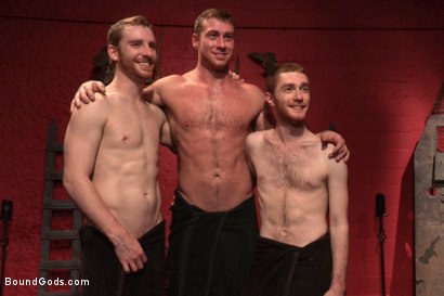 Photo number 14 from The Three Red Heads - Live Show shot for Bound Gods on Kink.com. Featuring Van Darkholme, Seamus O'Reilly, Connor Maguire and Sebastian Keys in hardcore BDSM & Fetish porn.