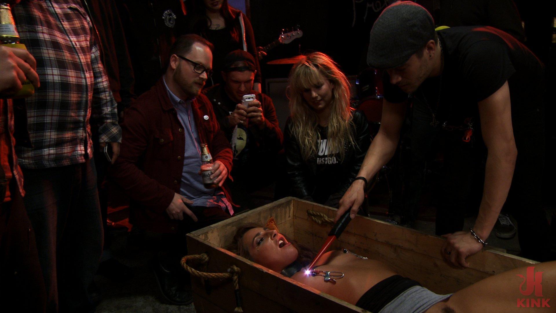 Photo number 1 from Sex, disgrace and noise! Hottie fucked at a punk show. Squirt all over shot for Public Disgrace on Kink.com. Featuring Xander Corvus and Savannah Fox in hardcore BDSM & Fetish porn.