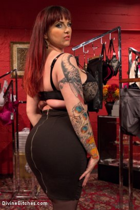 Photo number 12 from Panty thief pumped full of viagra then teased and denied by three mean lingerie store bitches! shot for Divine Bitches on Kink.com. Featuring Bella Rossi, Mz Berlin, Jay Rising and Mona Wales in hardcore BDSM & Fetish porn.