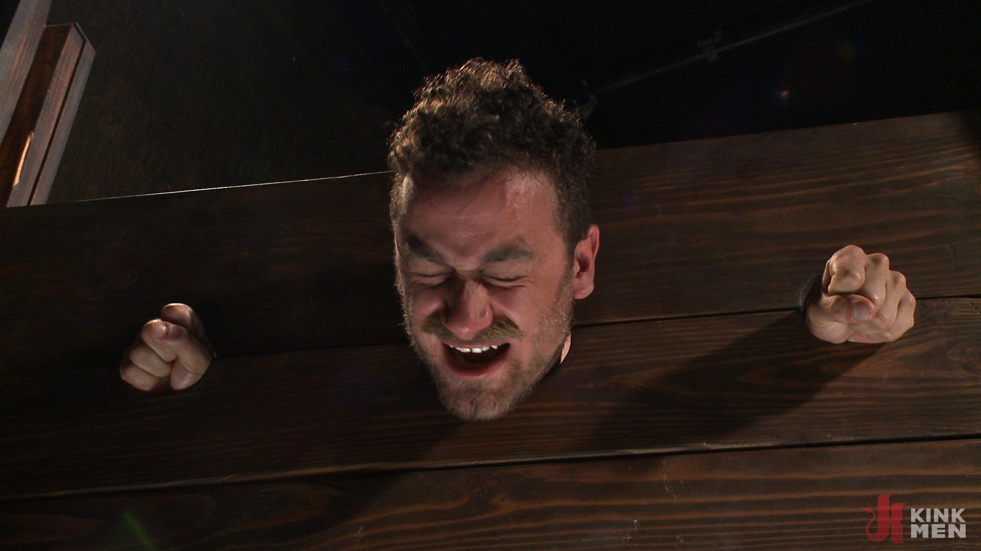 Photo number 14 from One Of The Most Intense 30MT To Date! shot for KinkMen Classics on Kink.com. Featuring Leon Fox in hardcore BDSM & Fetish porn.