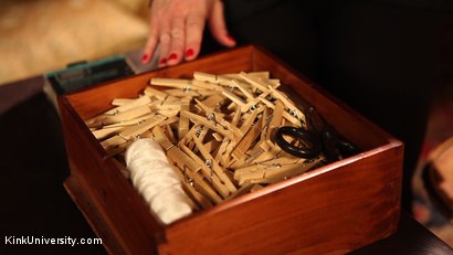 Photo number 1 from Clothespin Zippers: with Flaming June and Bella Rossi shot for Kink University on Kink.com. Featuring Bella Rossi and Flaming June in hardcore BDSM & Fetish porn.