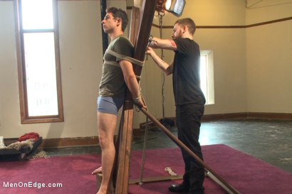 Photo number 12 from Edging Two Studs! shot for Men On Edge on Kink.com. Featuring Scott Cage and Corbin Dallas in hardcore BDSM & Fetish porn.
