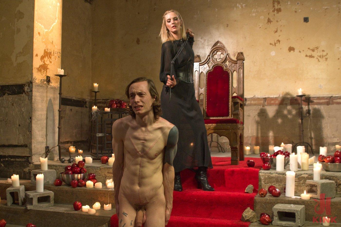 Photo number 5 from Forbidden Fruit: A Femdom Sounding Ritual shot for Divine Bitches on Kink.com. Featuring Mona Wales and Owen Gray in hardcore BDSM & Fetish porn.