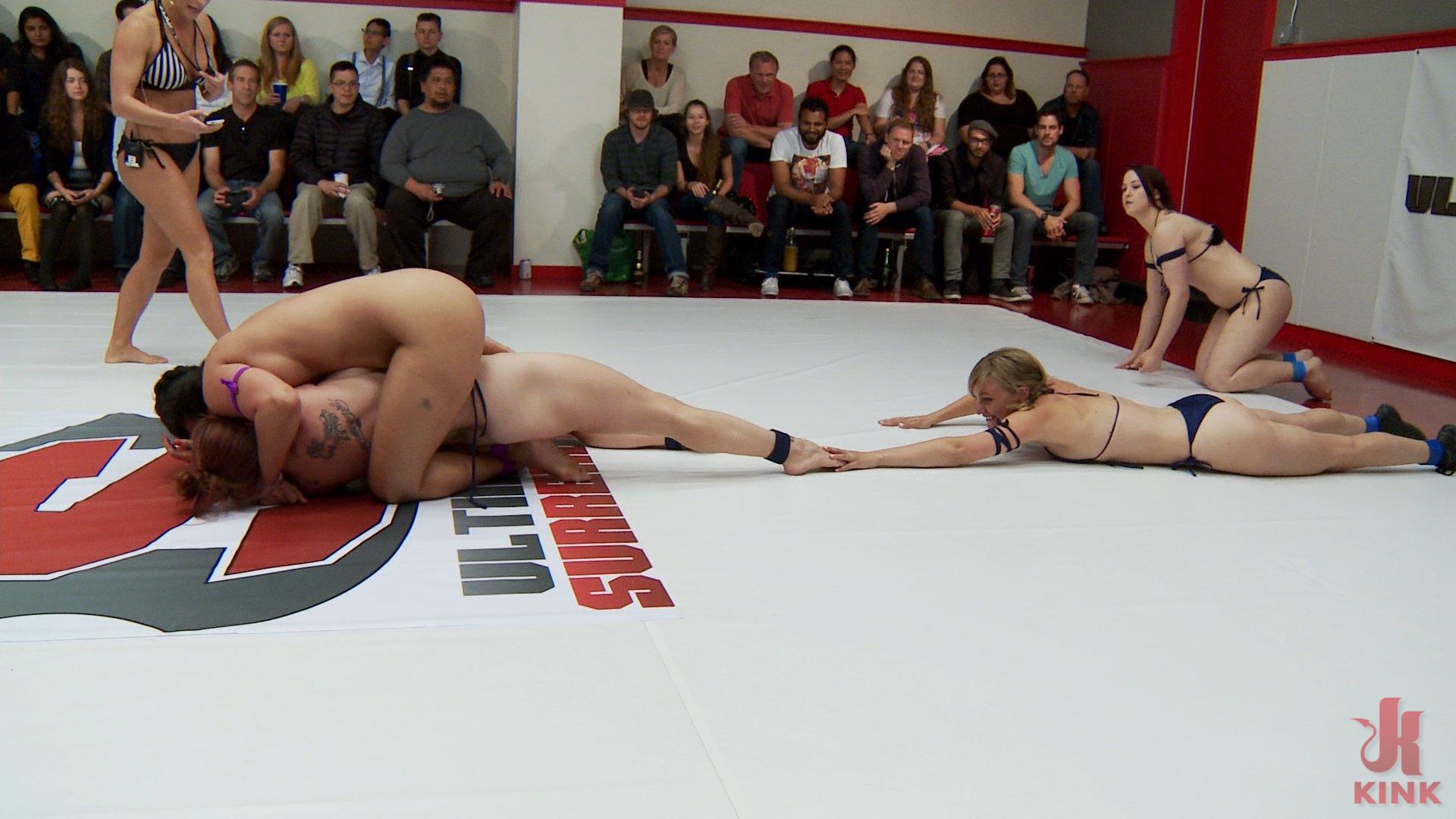 Photo number 12 from Team Queen vs. Team Wrangler 2nd match up of the season shot for Ultimate Surrender on Kink.com. Featuring Bella Rossi, Penny Barber, Sasha Banks, Mona Wales, Cheyenne Jewel and Mistress Kara in hardcore BDSM & Fetish porn.