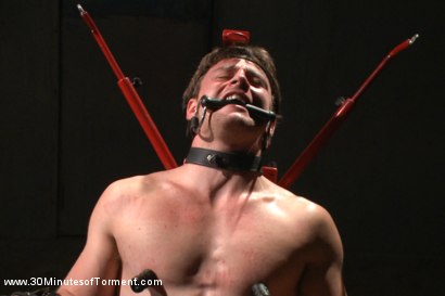 Photo number 9 from Bi Gymnast Takes the 30MT Challenge! shot for 30 Minutes of Torment on Kink.com. Featuring Scott Harbor in hardcore BDSM & Fetish porn.