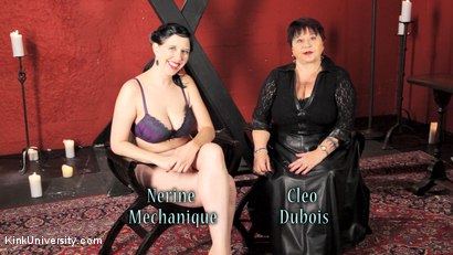 Photo number 22 from Sensual Flogging 101 - with Cleo Dubois shot for Kink University on Kink.com. Featuring Nerine Mechanique and Cleo Dubois in hardcore BDSM & Fetish porn.