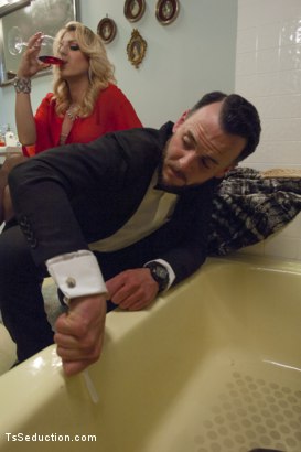 Photo number 2 from Mistress Tyra Scott Humiliates and Fucks a VERY Tight Ass Man slave shot for Kink Trans on Kink.com. Featuring Tyra Scott and Danny Oak in hardcore BDSM & Fetish porn.