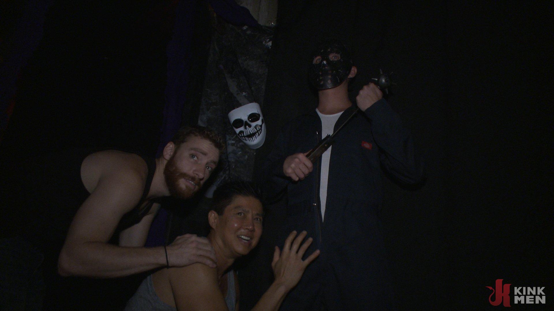 Photo number 0 from Is it a serial killer or a hot stud for edging on Halloween night? shot for Men On Edge on Kink.com. Featuring Zane Anders in hardcore BDSM & Fetish porn.