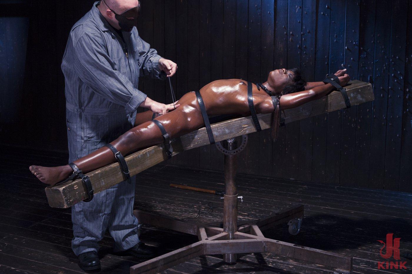 Photo number 14 from Full Throttle - Babe Suffers Beautifully shot for Device Bondage on Kink.com. Featuring Ana Foxxx and Sgt. Major in hardcore BDSM & Fetish porn.