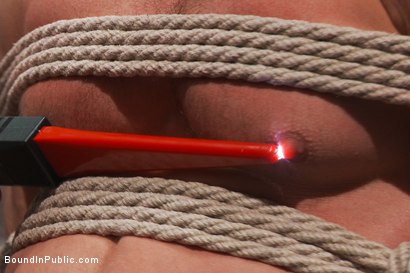 Photo number 2 from Muscled mechanic, bound, fucked from both ends, and doused with cum shot for Bound in Public on Kink.com. Featuring Dylan Strokes and Mike Gaite in hardcore BDSM & Fetish porn.