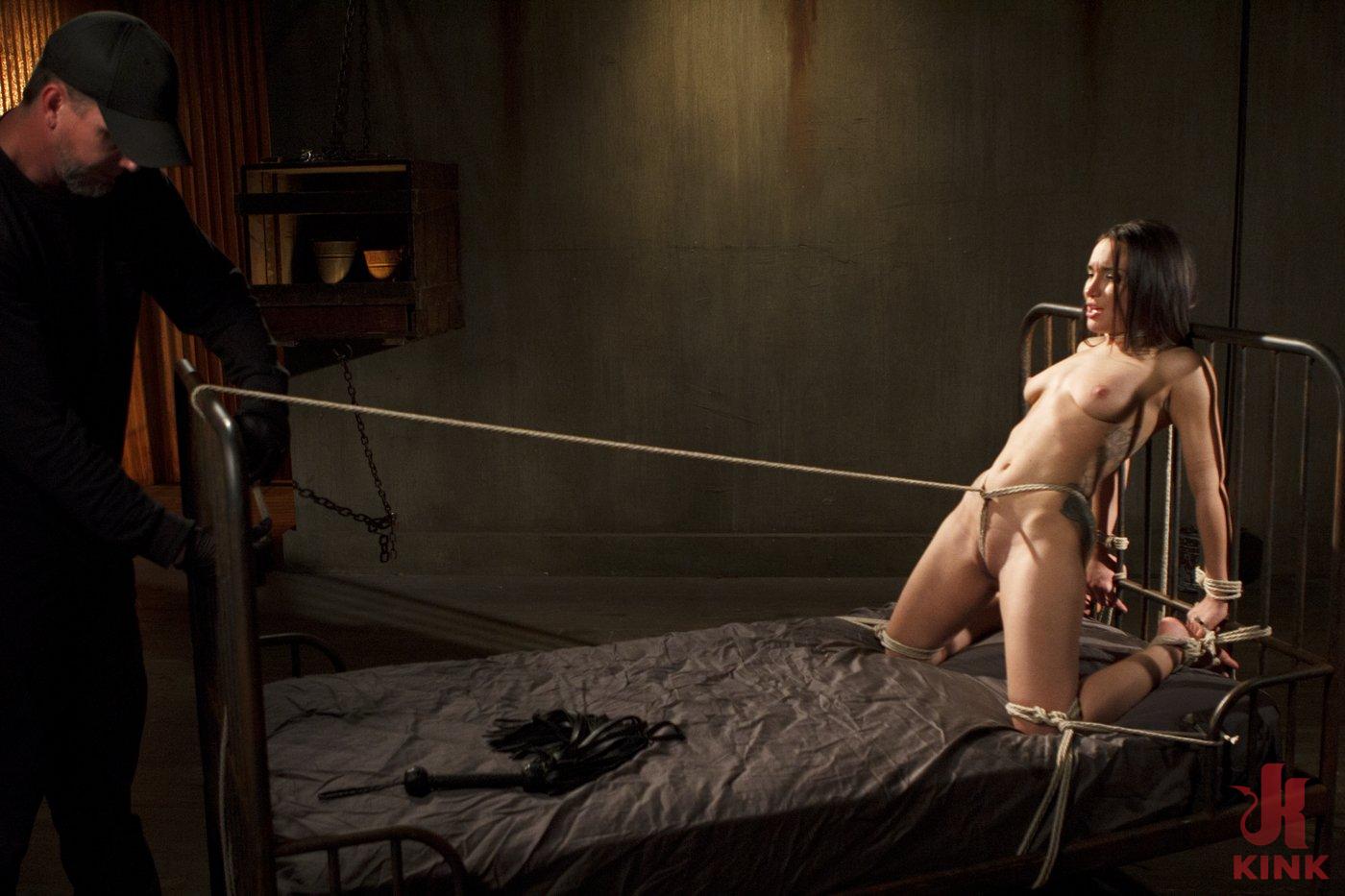 Photo number 8 from Taking One for the Team shot for Sadistic Rope on Kink.com. Featuring Gabriella Paltrova and The Pope in hardcore BDSM & Fetish porn.