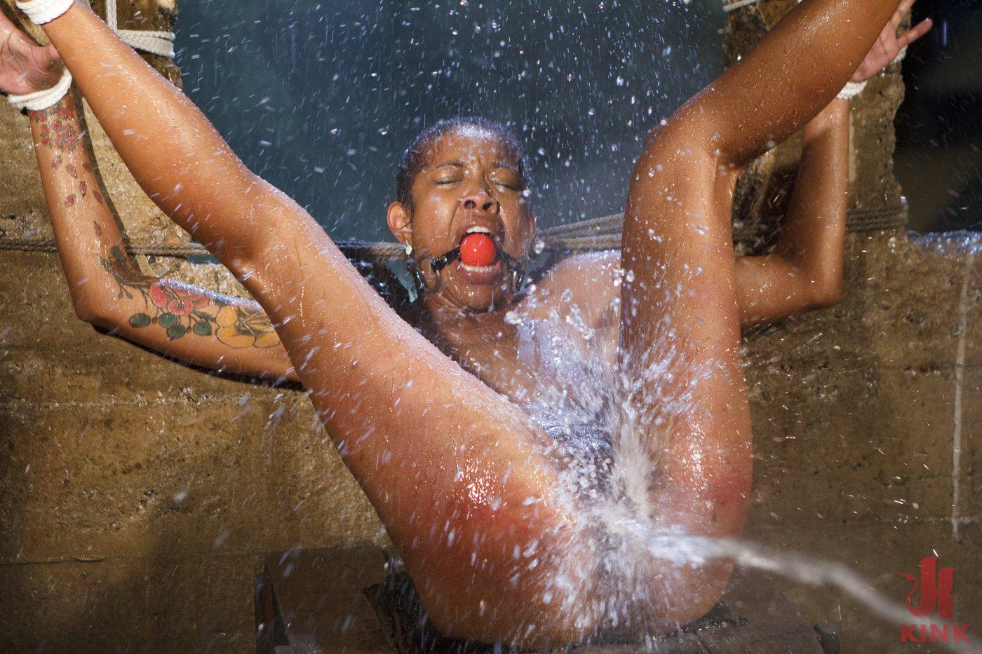 Photo number 5 from Bondage, Water Torment, and Squirting Orgasms!!! shot for Sadistic Rope on Kink.com. Featuring Lotus Lain and The Pope in hardcore BDSM & Fetish porn.