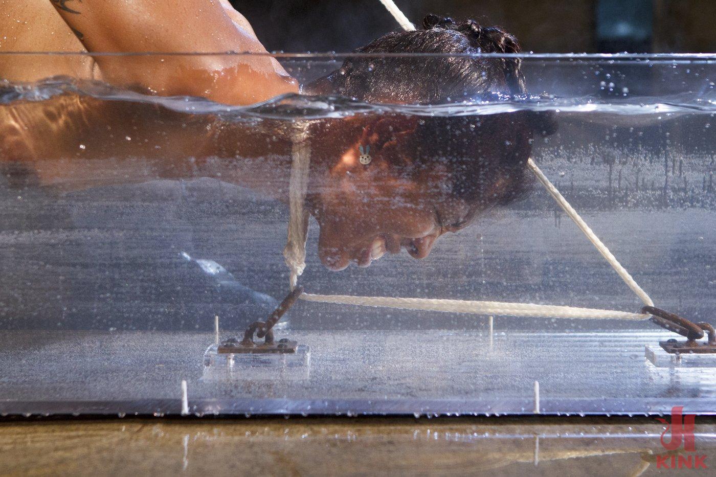 Photo number 6 from Bondage, Water Torment, and Squirting Orgasms!!! shot for Sadistic Rope on Kink.com. Featuring Lotus Lain and The Pope in hardcore BDSM & Fetish porn.