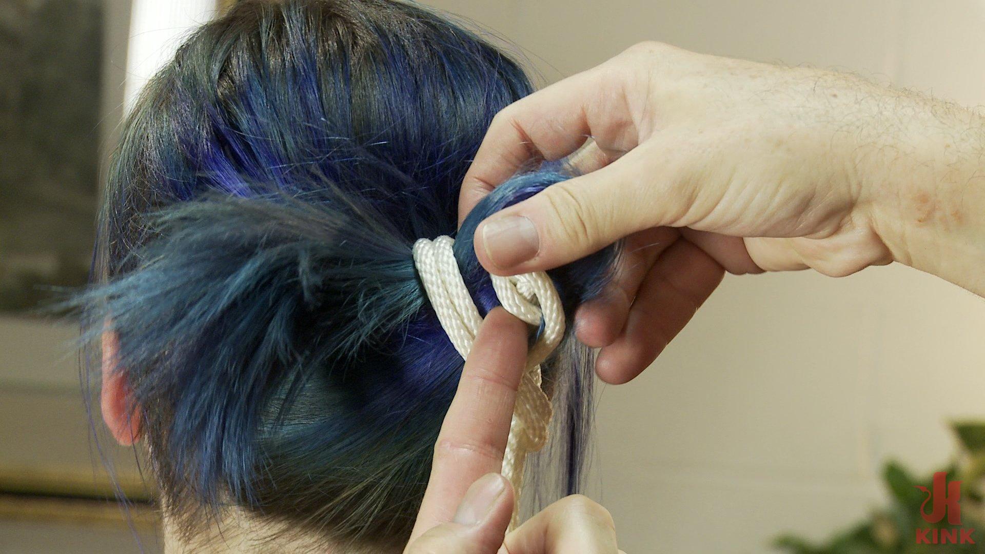 Photo number 3 from Decorative Bondage and Hair Ties shot for Kink University on Kink.com. Featuring Tom Foolery and Hexxus in hardcore BDSM & Fetish porn.