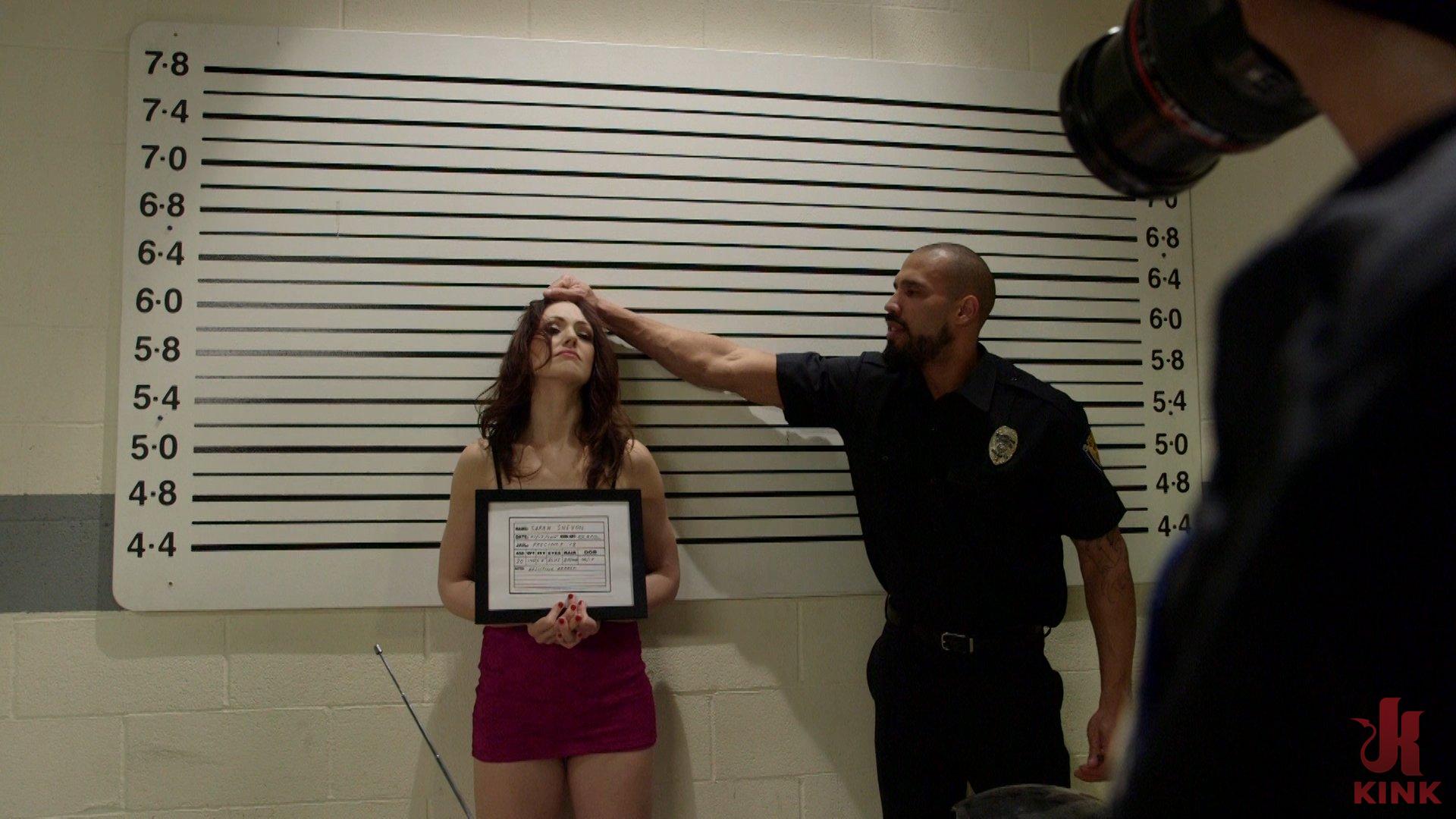 Photo number 6 from Brutality Exposed: Sarah Shevon blackmails Police to Gangbang her! shot for Hardcore Gangbang on Kink.com. Featuring Sarah Shevon, Karlo Karrera, Jon Jon, John Strong, Marco Banderas and D Snoop in hardcore BDSM & Fetish porn.