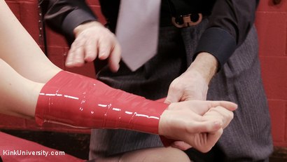 Photo number 20 from Easy, Sexy Bondage (Rope, Ties, Tape, & More) shot for Kink University on Kink.com. Featuring Samantha Rone in hardcore BDSM & Fetish porn.