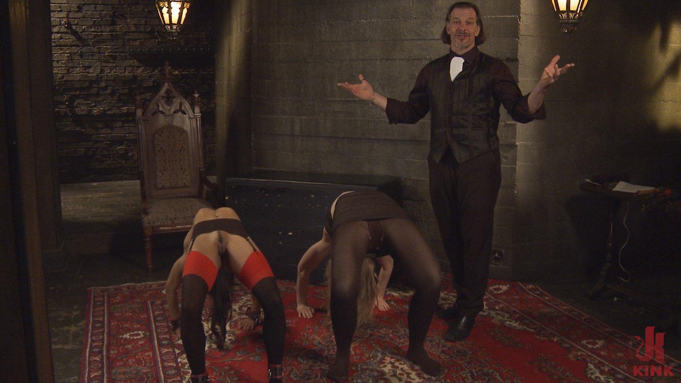 Photo number 14 from Protocol and Position Training shot for Kink University on Kink.com. Featuring Maestro Stefanos, Shay Tiziano and Nikki Darling in hardcore BDSM & Fetish porn.