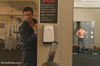 Photo number 0 from Hot Gym Stud Tormented and Fucked by the Creepy Handyman shot for Bound Gods on Kink.com. Featuring Trenton Ducati and Jackson Fillmore in hardcore BDSM & Fetish porn.