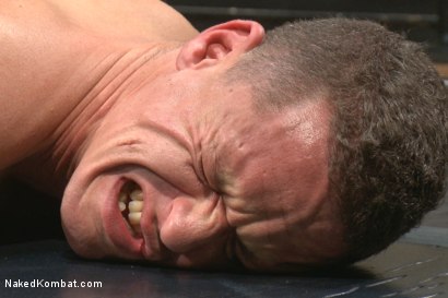 Photo number 11 from Top Cock: Loser takes a hard machine fucking up his ass! shot for Naked Kombat on Kink.com. Featuring Ivan Gregory and Mitch Vaughn in hardcore BDSM & Fetish porn.